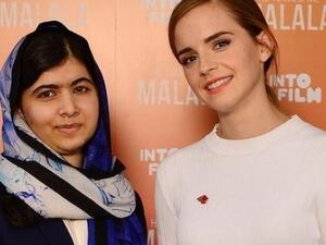Actress Emma Watson is moved to tears by Malala Yousafzai. (Twitter)
