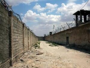 An Aleppo prison where Syrian government authorities held rebel detainees.  350 of the prisoners were released in an amnesty gesture in June 2014.  (AFP/File)