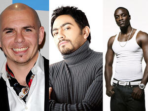 Tamer Hosny is not suing Pitbull, but is suing Akon for not having Pitbull on a leash instead? (Speakermedia/Brg8/Music Nation)