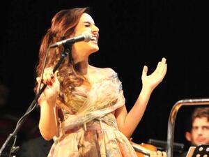 Angham clearly loves rockin' the stage. (Facebook)