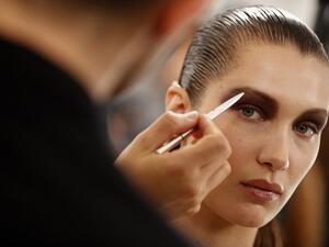 Bella will star in a sensational new collection of web videos, dubbed Dior Makeup Live With Bella Hadid, which will be released on June 6.  (AFP/Adrian Dennis)