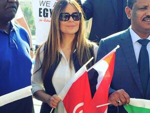 Carole Samaha is speaking up politics. (Instagram)