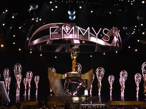 The stage at the 68th Annual Primetime Emmy Awards 2016.  (AFP/Valerie Macon)