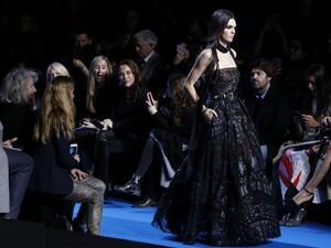 Kendall Jenner was the only 'celebrity' model cast by the Lebanese designer. (AFP/François Guillot)