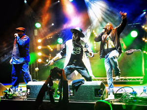 The original members of The Sugarhill Gang hailed from Englewood, New Jersey.  (Twitter/Andrew Hippisley)