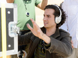 Emirati director Ali Mostafa met Korean fans at talks following the screening of his film 'From A to B'. (Variety)