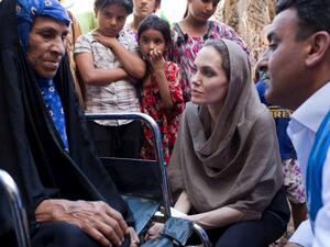 Angelina Jolie-Pitt became a UNHCR Goodwill Ambassador in 2001 and was appointed Special Envoy in 2012. (File photo)