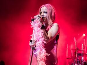 'I stand in the middle, hoping that peace prevails and the art of negotiation and compromise is practiced', the Garbage singer wrote on her Facebook page.  (Twitter)