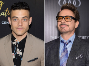 Modal Trigger Hollywood's newest bromance: Rami Malek and Robert Downey Jr. (Courtesy photo)
