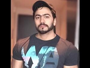 Tamer Hosny showing his tough look. Nobody better mess with his baby girls! (Instagram)