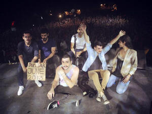 Mashrou Leila rockin' at Jordan's Dum Tak Festival earlier this year (Image: Salem Husseini)