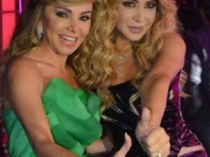 الفنانة نوال الزغبي والفنانة رزان المغربي