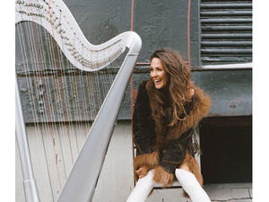 Harpist Shelley Frost opened up the coolest place to chill in Dubai. (Image: thefridgedubai)