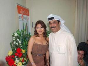 الفنان الكويتي عبدالله الرويشد والفنانة المصرية شيرين عبدالوهاب