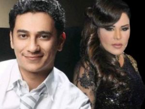 الفنانة الاماراتية احلام والملحن الكويتي عبدالله القعود
