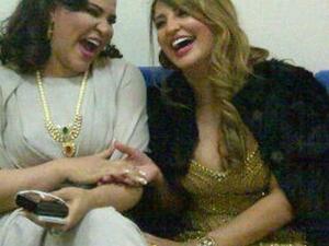 الفنانة أحلام والفنانة شذى حسون