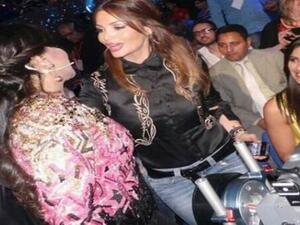 الفنانة احلام ترحب بزوجة الفنان راغب علامة "جيهان"