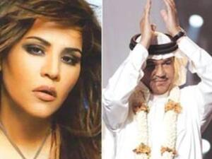 الفنانة الاماراتية احلام والفنان السعودي محمد عبده