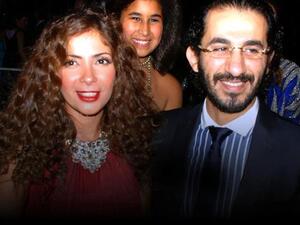 الفنان احمد حلمي وزوجته منى زكي 