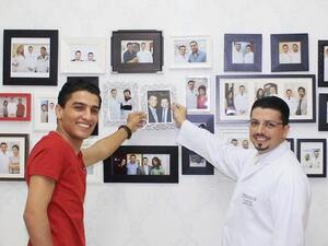 محبوب العرب "محمد عساف" والدكتور "مجد ناجي" 