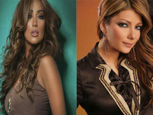 الفنانة اصالة نصري والفنانة مايا دياب