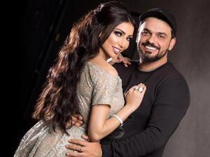 دنيا بطمة وزوجها محمد  الترك