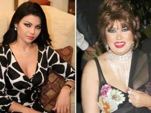 الفنانة فيفي عبده والفنانة هيفاء وهبي