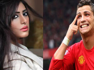 الفنانة شيلاء سبت ونجم كرة القدم البرتغالي كريستيانو رونالدو