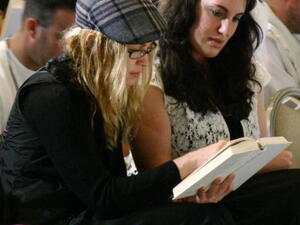 Madonna returns to Israel. Here on a Kaballah tour around Israel, in 2004