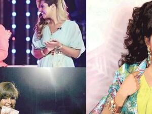 الفنانة مي البلوشي وابنتها سعاد سليمان