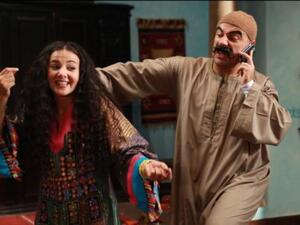 الفنان أحمد مكي والفنانة دنيا سمير غانم في مسلسل الكبير قوي