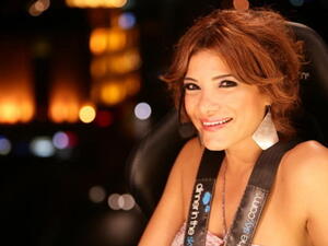 الفنانة اللبنانية ندى أبو فرحات