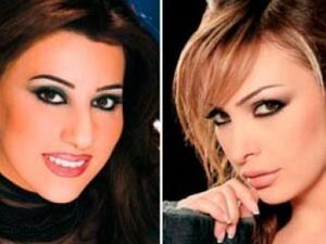 الفنانة امل حجازي والفنانة نجوى كرم