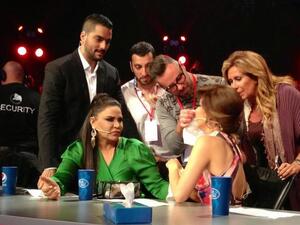 بكاء نانسي عجرم في عرب ايدول 2