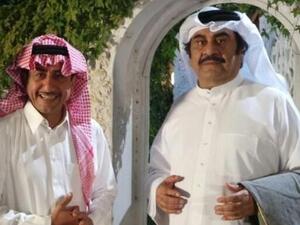 الفنان السعودي ناصر القصبي والفنان الكويتي عبدالحسين عبدالرضا