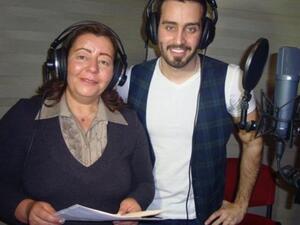 سعد رمضان مع والدته