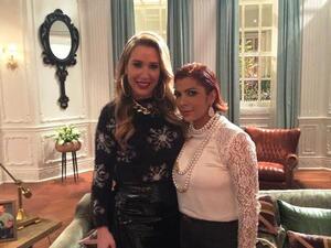 الفنانة اصالة نصري والفنانة سابين