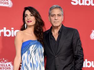 Amal and George Clooney. (KEVIN WINTER / GETTY IMAGES NORTH AMERICA / AFP)