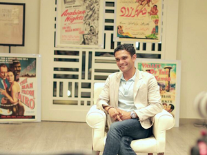 Actor Asser Yassin during the festival. (Twitter)