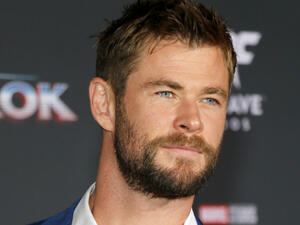 Actor Chris Hemsworth's butt got a shiny makeover. (Tinseltown / Shutterstock.com)