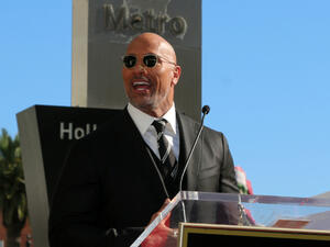 Dwayne Johnson is "blown away" by the positive reactions to 'Jumanji: Welcome To The Jungle'. (Source: Kathy Hutchins  - Shutterstock)