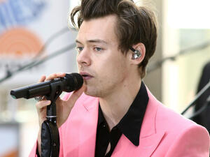 Harry Styles has reportedly introduced his rumoured girlfriend Camille Rowe to his family. (Source: JStone - Shutterstock)