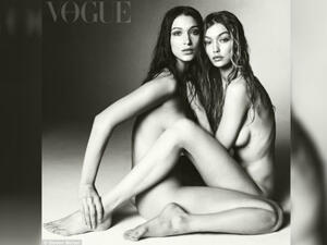 They Hadidn't! Gigi and Bella Hadid proved just what has landed them contracts with the world's biggest fashion houses as they posed in a sizzling photoshoot for British Vogue (Source: Steven Meisel - Vogue)