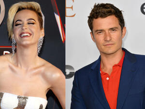 Katy Perry, 33, was still able to find time to catch up with her ex boyfriend Orlando Bloom, 40, in Maldives on Friday according to E!News. (Source: Tinseltown - Jaguar PS - Shutterstock)
