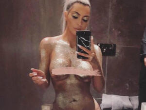 Kardashian shared a picture on Instagram of North outside the floral-filled fête earlier this month. (source: Instagram - @kimkardashian)