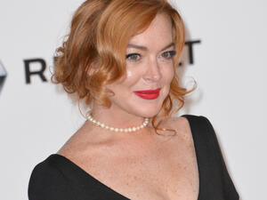 Lohan hasn't made a film since 2013's 'The Canyons' and has been living in London and with Syrian refugees (Source: Jaguar PS - Shutterstock)