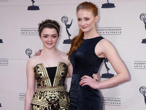 Maisie Williams and Sophie Turner. (Kathy Hutchins / Shutterstock.com)