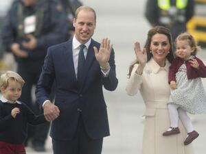 Prince William—photographed here with Kate, Duchess of Cambridge, Prince George, and Princess Charlotte. (Heinz Ruckemann/UPI)
