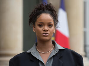 Rihanna at the Elysee Palace. (Frederic Legrand - COMEO / Shutterstock.com)