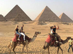 The real question is what the guy at the front thought of them all. (Instagram)